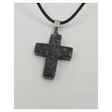 Blackstone Cross on Necklace