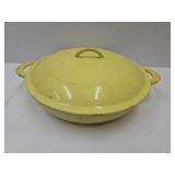 Cast Enamel Belgium Pot w Lid 11.5"