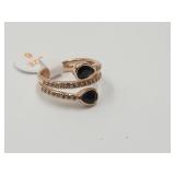Rose Gold OVer Jewelers Bronze Ring Sz 6