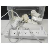 Surge Protector, Light, Charger +