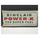 VTG Glass SINCLAIR POWER X Super Fuel 10" L