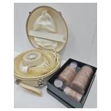 NEW Candle Gift Set & VTG GE Hair Dryer