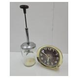 Big Ben Alarm Clock & VTG Onion Chopper