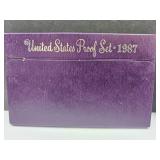 1987 US Mint Proof Set Coins