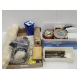 Respirator, Tape Lot of Garage Items