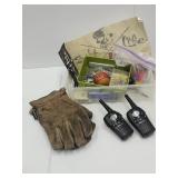 Kobalt Knife, Midland Radios,  Scissors, Ring +