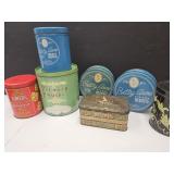 NICE Lof of Advertising Tins