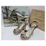 Covered Bridge Print & Sz. 7 Shoes