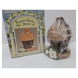 Thatched Roof Bird House w/Box
