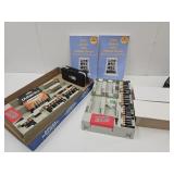 Battery Organizer, NEW Lot of Note Pads+