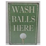 NEW Golf Metal Sign 8 x 12"