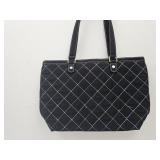 Vera Bradley Black Bag / Purse 17 1/2' wide