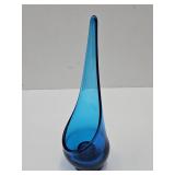 MCM Viking Swung Glass Candleholder 10 1/4"h