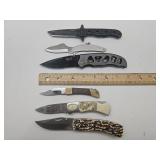 5 Assorted Pocket Knives