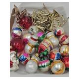 Vintage & Newer Christmas Ornaments SEE PICS