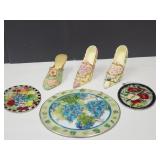 Wndow Stained Glass? & Shoe Decor