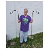 2 Shepherd Hooks See Sizes