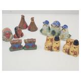 Vintage Shakers, Hopi,  Indiana, Covered Wagon +