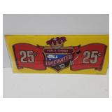 Adv. Glass By Sunkist 25 Cent Hotel & Casino