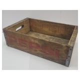 Primitive PEPSI COLA Advertising Wood Crate