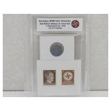 German N A Z I Coin & Stamp Set