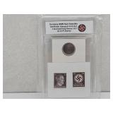 German N A Z I Coin & Stamp Set