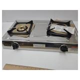 NEW Double Propane Stove Top w/Manual Ignition