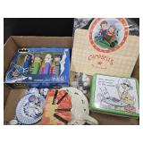 VTG Bobby PIns, PEZ, Marbles, Tea Set+