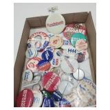 Vintage Lot of  Political Buttons & Others