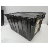 Black Scissor Lid  Storage Tote
