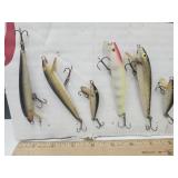 Lot of Fishing Minnow Lures