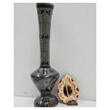 13" Tonala Pottery & Treasure Craft Sm Ashtray