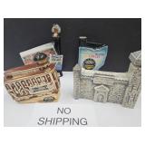 Lot of Whiskey Decantors 1 with Crack NO SHIPPING