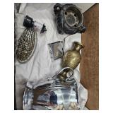 Etched Brass Vase, Vantines Cast, Supreme Lighter+