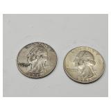 1961 Silver Quarters Coins