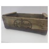 Primitive DELMONTE FOODS Wood Crate 22 x13 x 8"