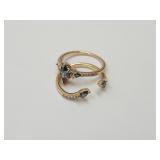 Gold Over Jewelers Bronze Mystic fire Topaz Sz 7