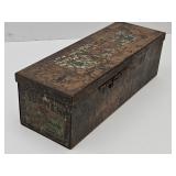 Vintage Metal SUNNEN Cylinder Box 11 x 4.5'