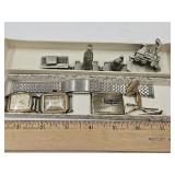 UNTESTED Watches Elgin, Wolbrook,Coke Pewter