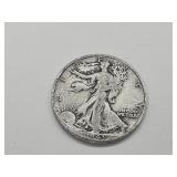 1943 D Silver Walking Liberty Half Dollar Coin