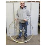 Antique Wagon Wheel 41"