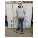 Antique Wagon Wheel 41"