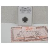 USH-1 1898 Indian Head Cent & Stock LCC