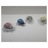 NEW Metal Ladybug Garden Art 3"