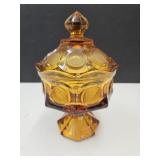Fostoria Coin Glass Covered Dish
