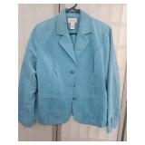 Size 8 Studio Works Peacock Blue Jacket
