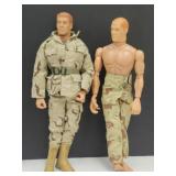 1996 G.I. Joe Action Figures Desert Storm & Power
