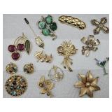 Costume Jewelry Rhonestone w  Matching Earrings +