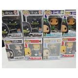 8 FUNKO POPS   Unknown if  Complete