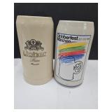 2 German Beer Steins